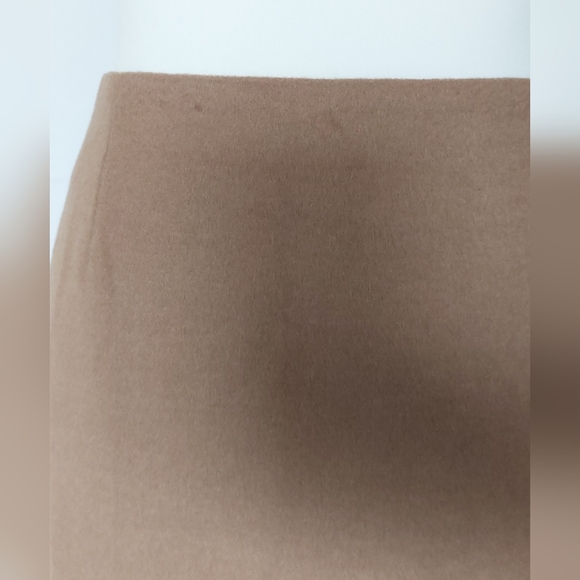 Jigsaw Pencil Skirt Wool Angora Cashmere Blend Beige Size 14 Fuzzy Midi 34"W - Picture 5 of 11